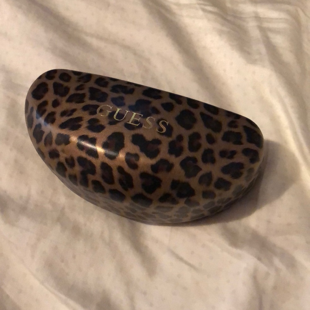 Cheetah Print Glasses Case